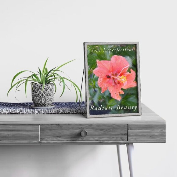 4x6 Your Imperfections Radiate Beauty Watercolor Oil Painting Art Print - Picture 5 of 5